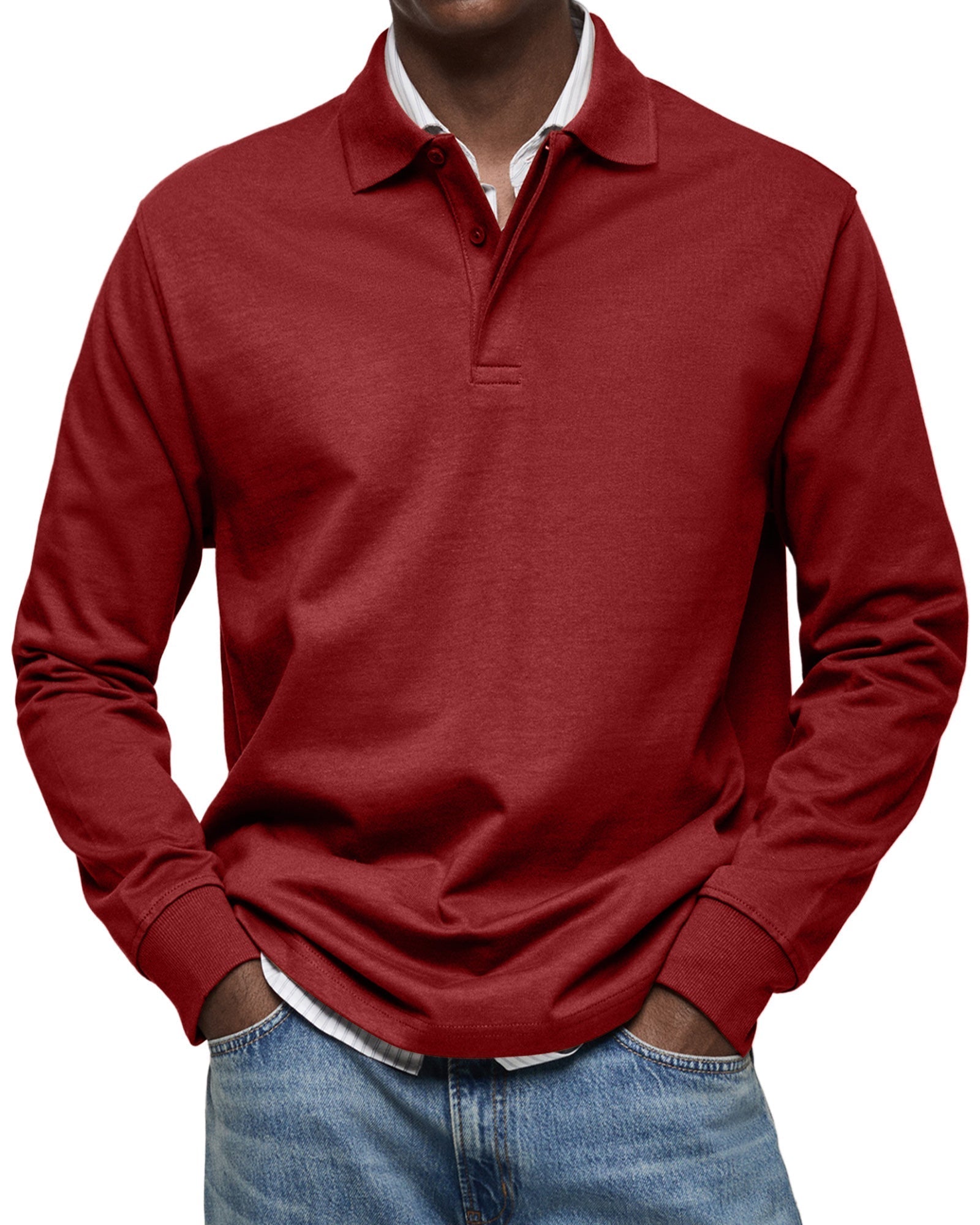Laluna® | Luxe Polo met Lange Mouwen