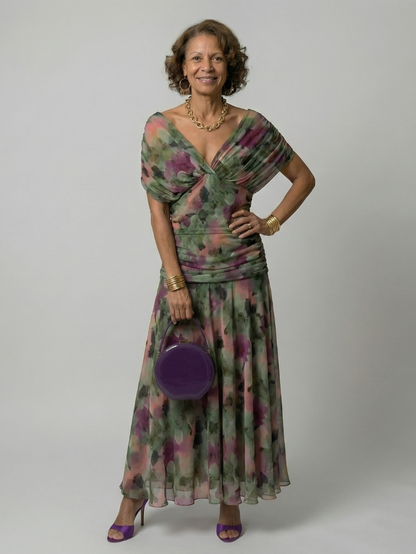 Calen | Off-Schouder Midi Jurk