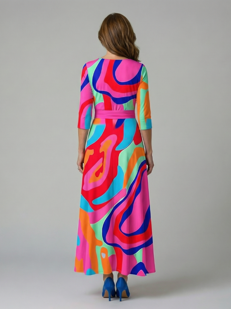 Celine | Overslag Midi Jurk