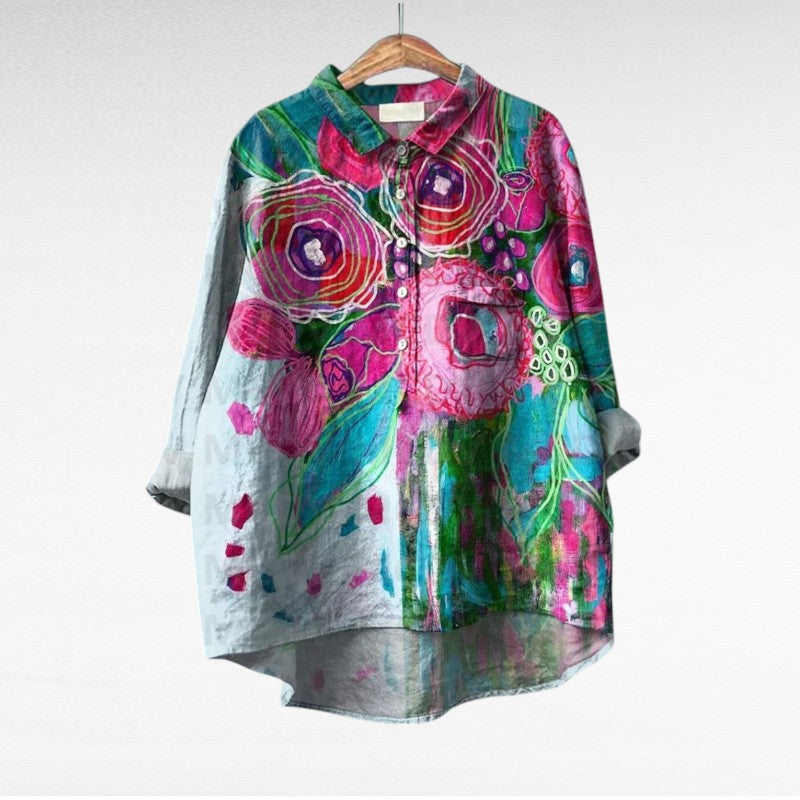 Vanluxe Klassieke Bloemen blouses