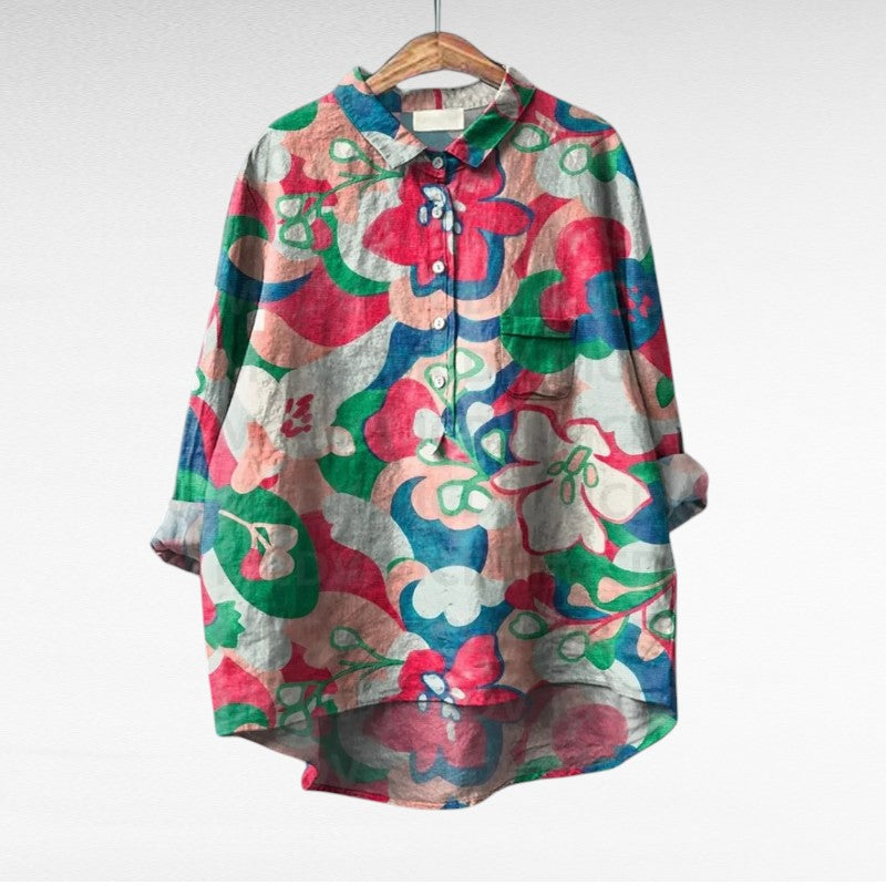 Vanluxe Klassieke Bloemen blouses
