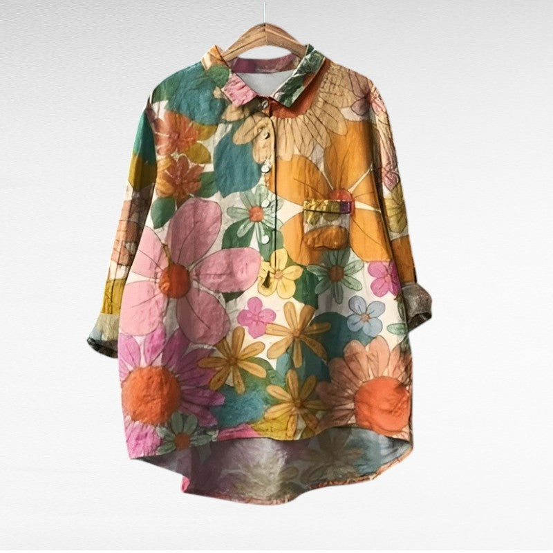 Vanluxe | Klassieke Bloemenblouses