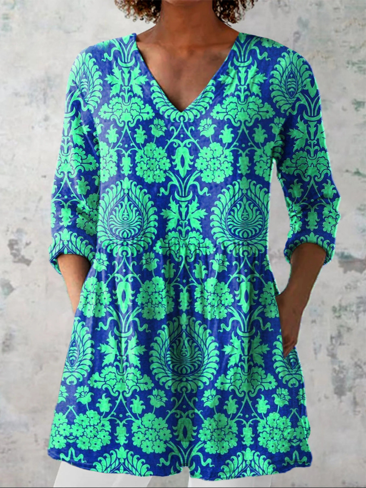 Beatrix | Lange V-hals blouse