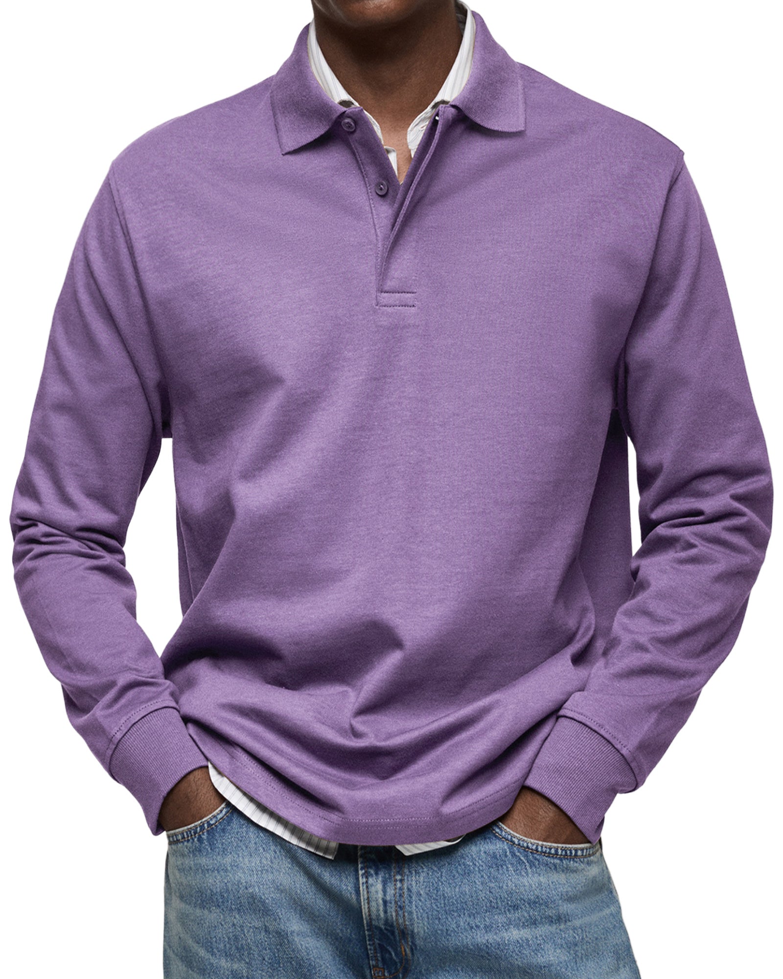 Laluna® | Luxe Polo met Lange Mouwen