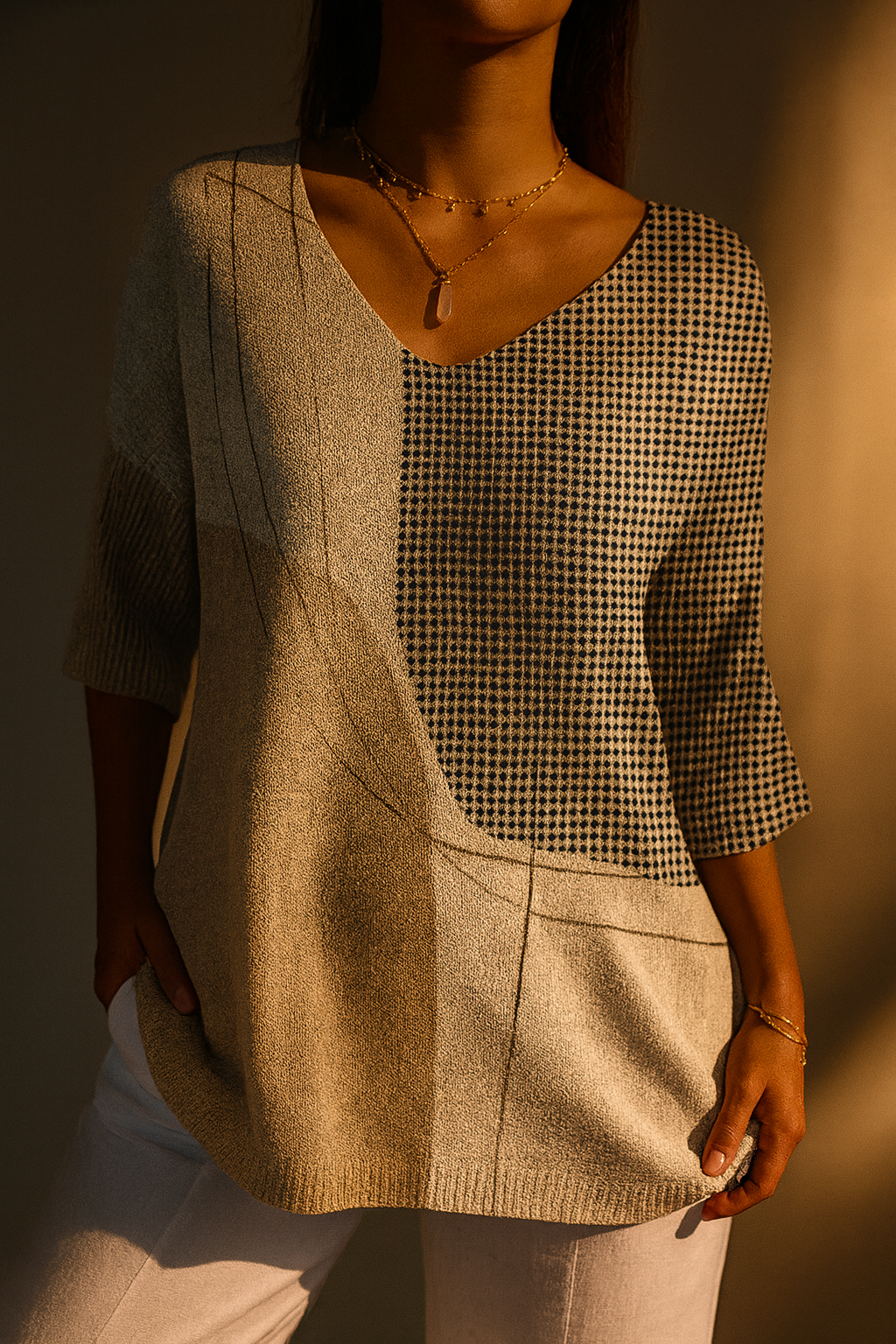 Elegante gebreide tops