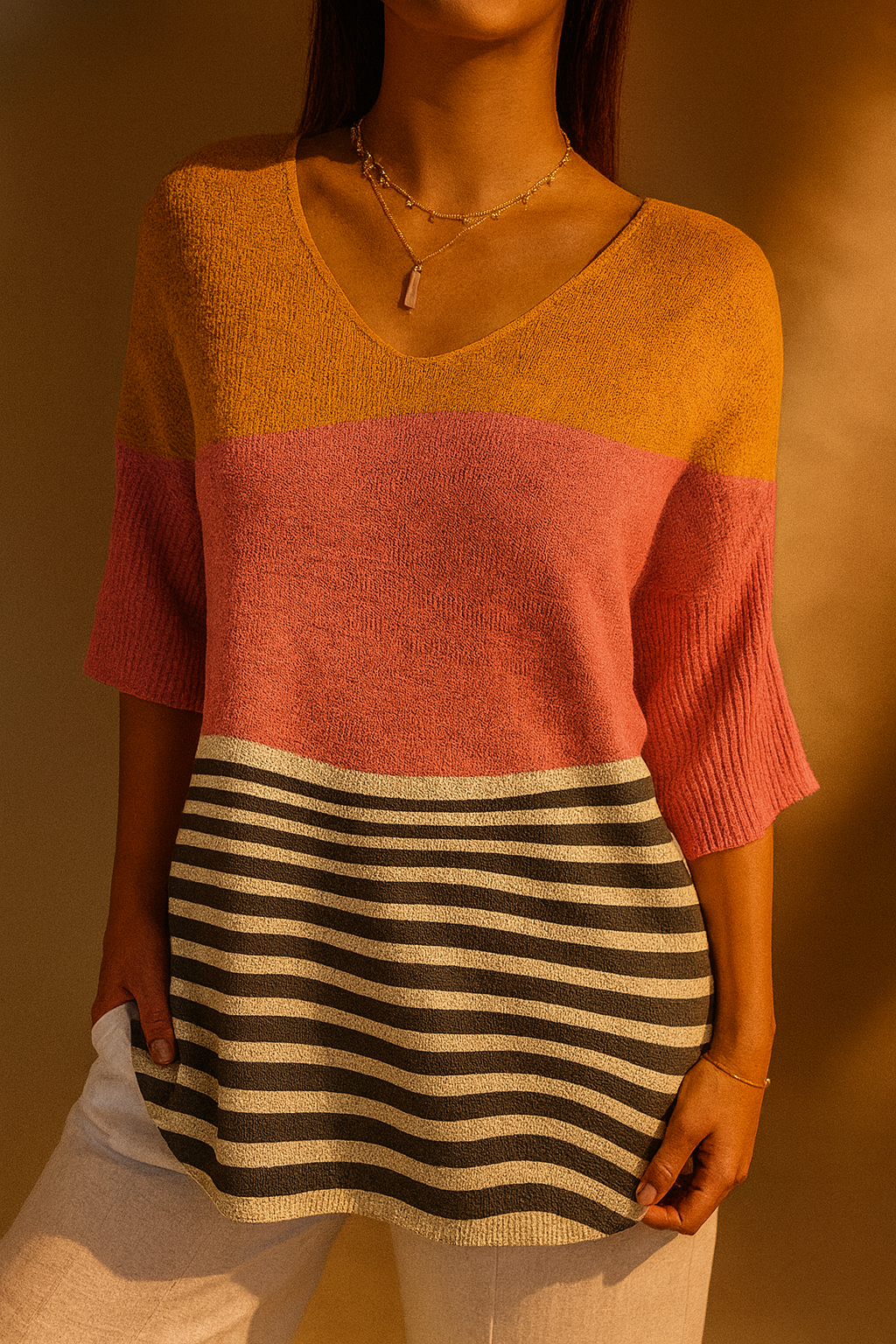 Elegante gebreide tops