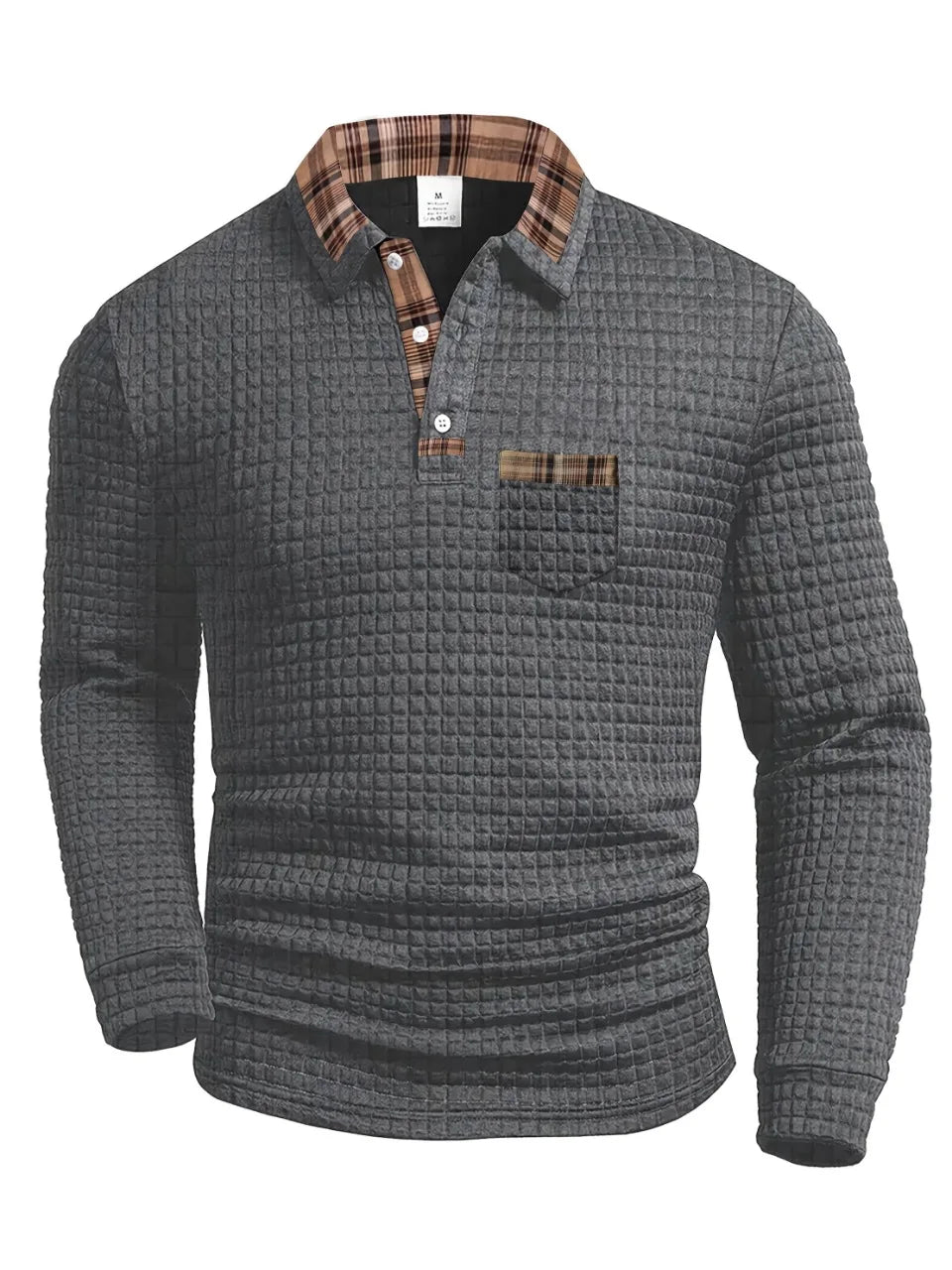 Laluna® | Polo Shirt met Gestreept Motief