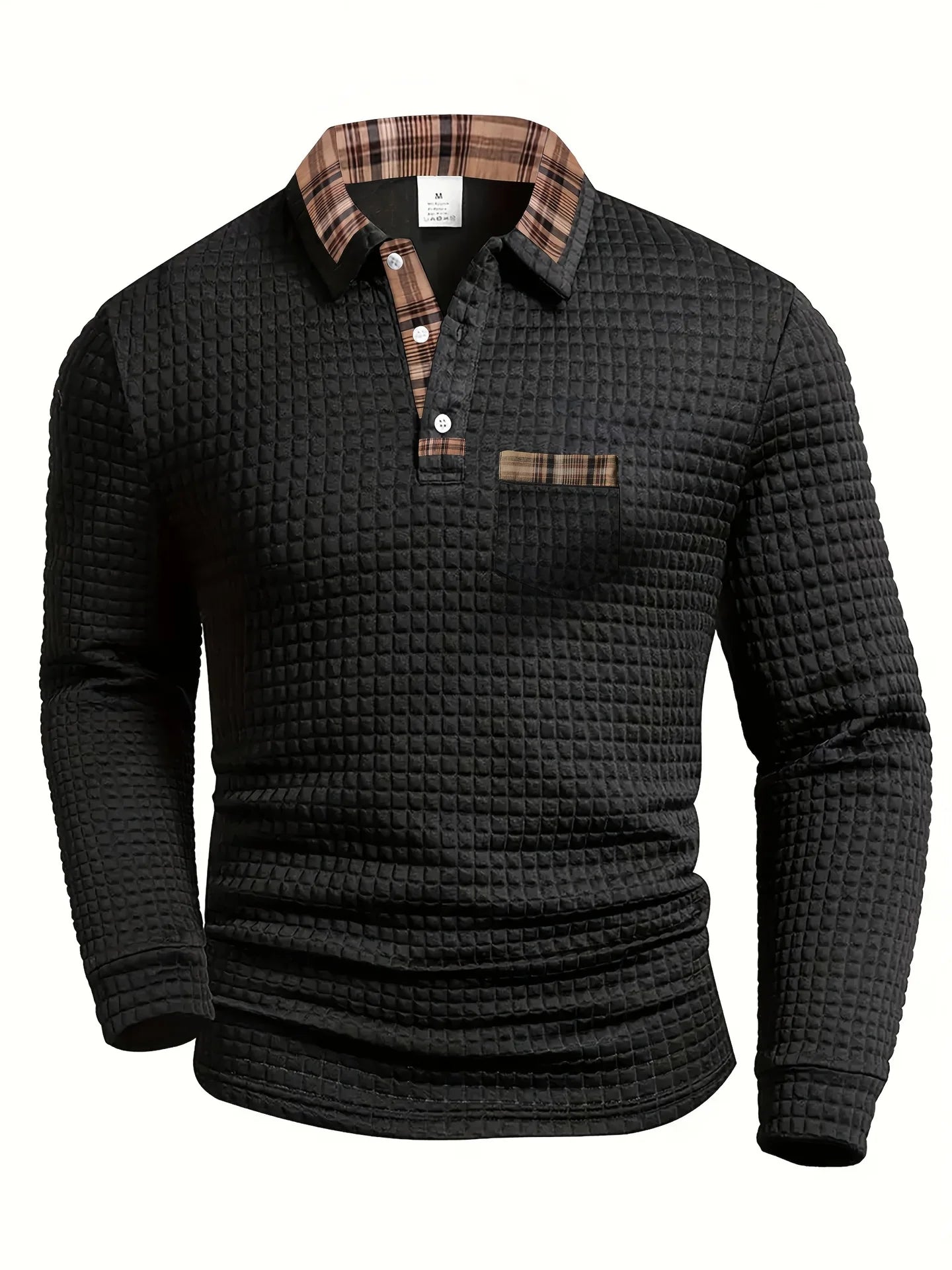 Laluna® | Polo Shirt met Gestreept Motief