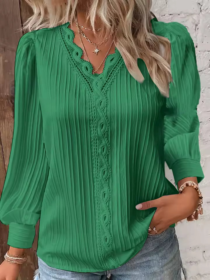 Martina – Chique blouse met V-hals