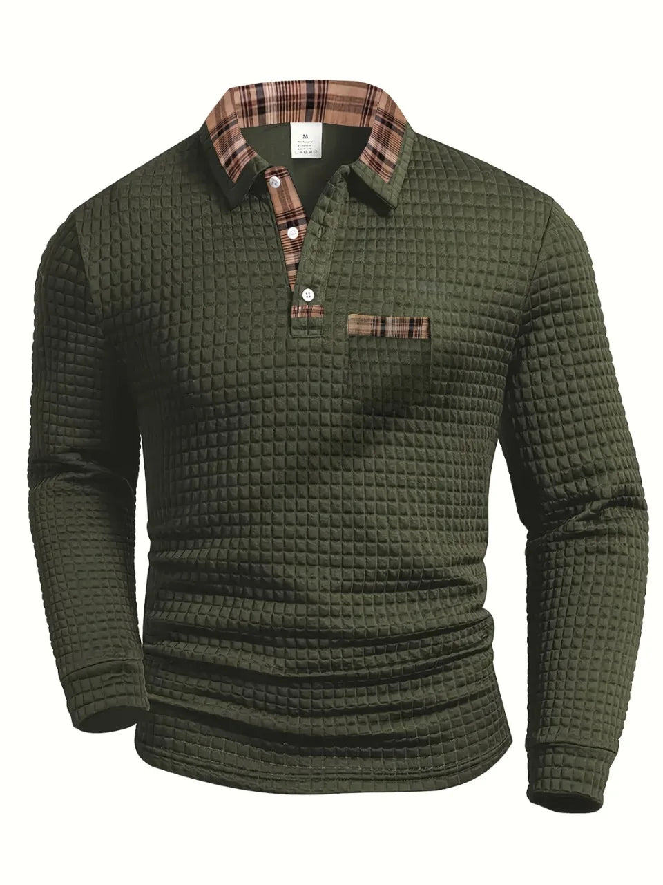 Laluna® | Polo Shirt met Gestreept Motief