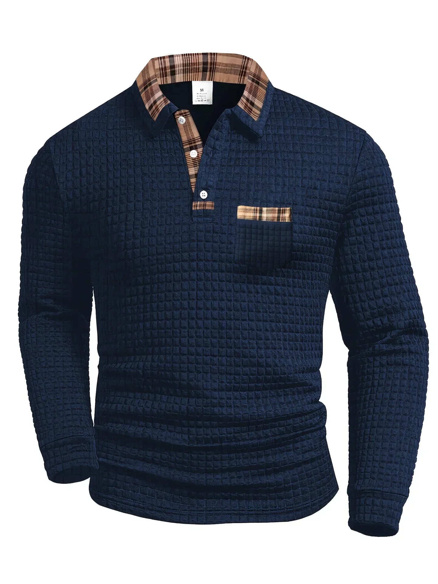 Laluna® | Polo Shirt met Gestreept Motief