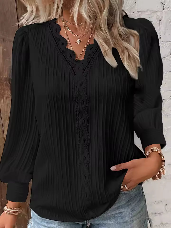 Martina – Chique blouse met V-hals