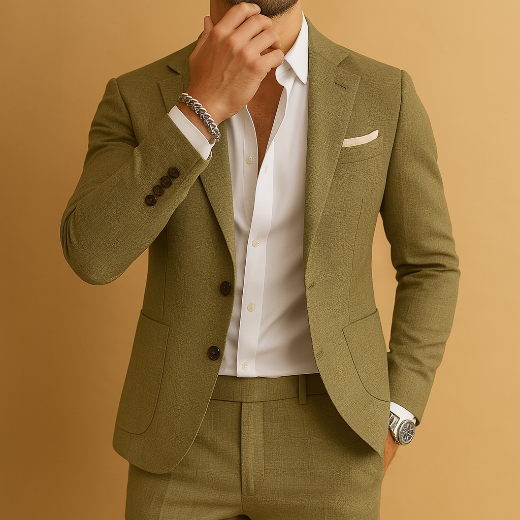 Stijlvol ademend kostuum voor heren | William