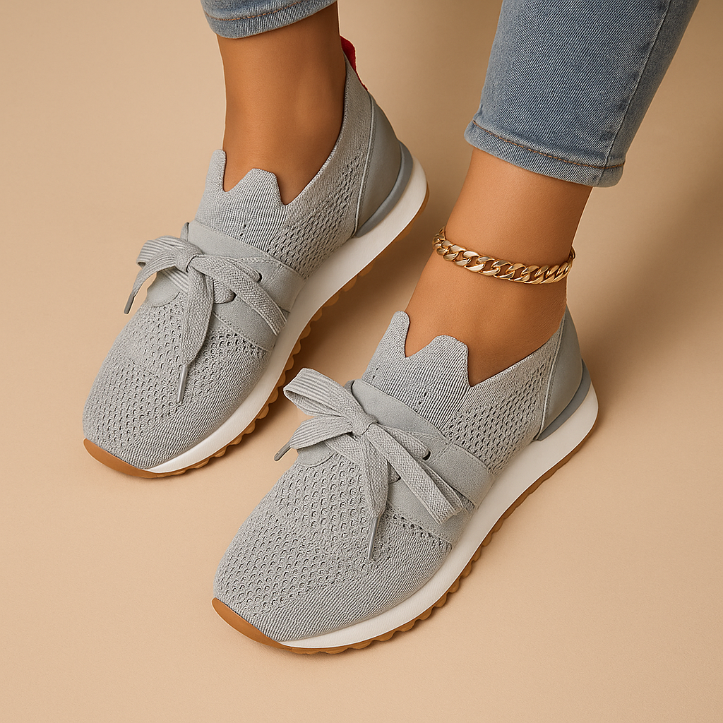 Casual sneakers met vetersluiting en zachte binnenzool voor dames | Maud