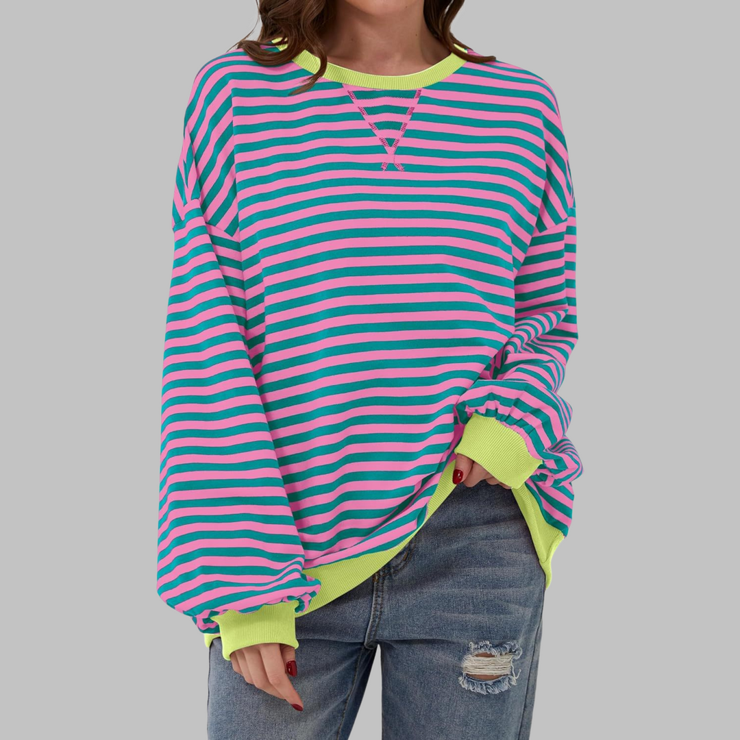 Lucy - Casual gestreepte trui