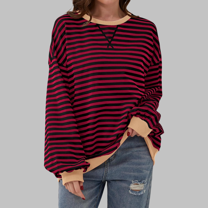 Lucy - Casual gestreepte trui