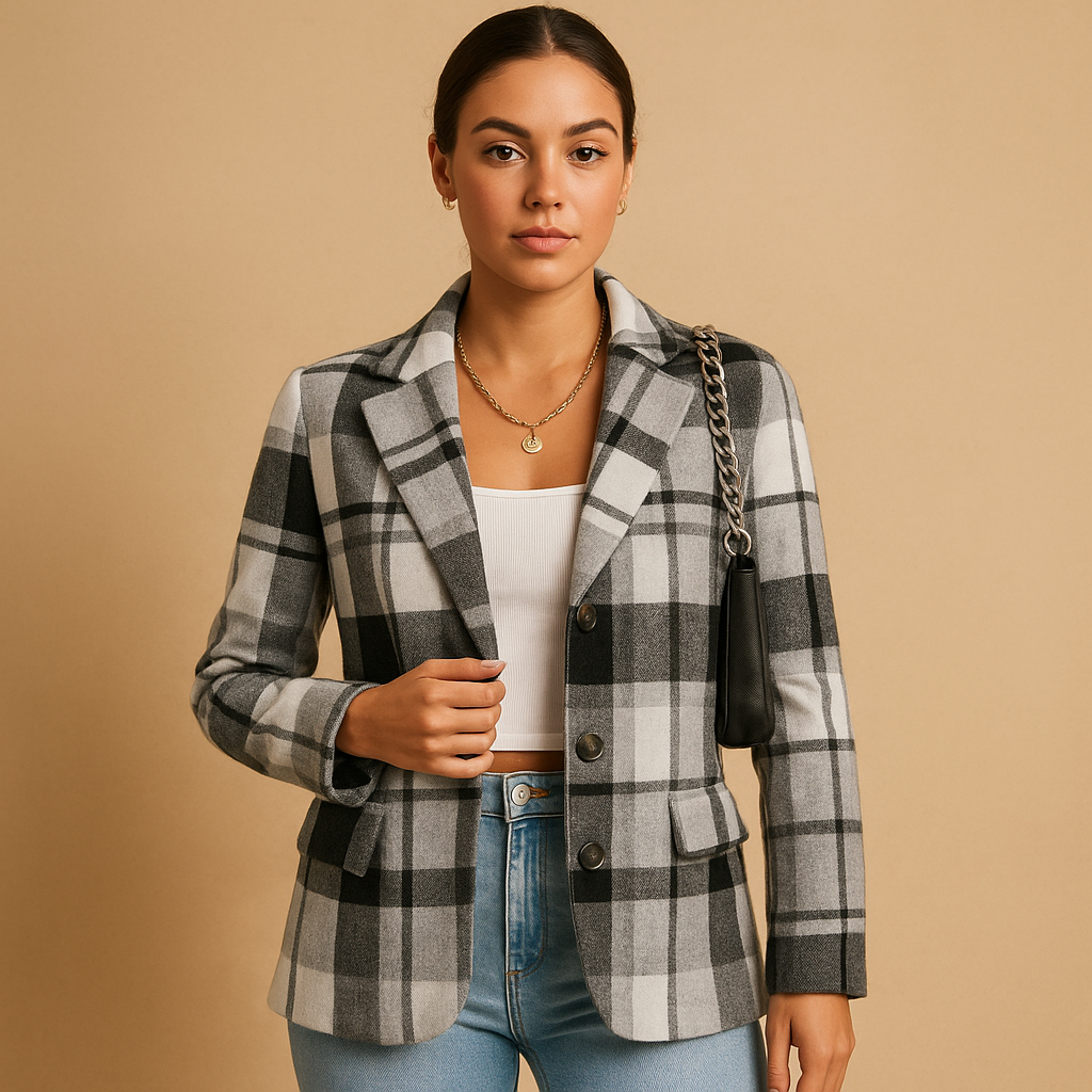 Elegante blazer met flatterende pasvorm voor dames | Danique