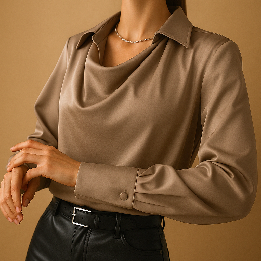 Mirthe | Elegante blouse met lange mouwen voor dames