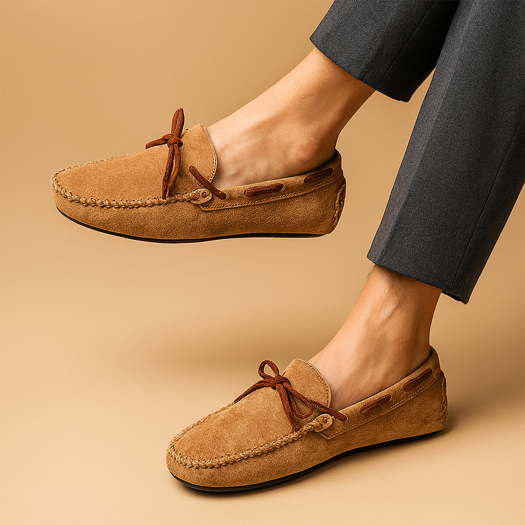 Elegante ademende instappers voor heren met slip-on design | Gabrio