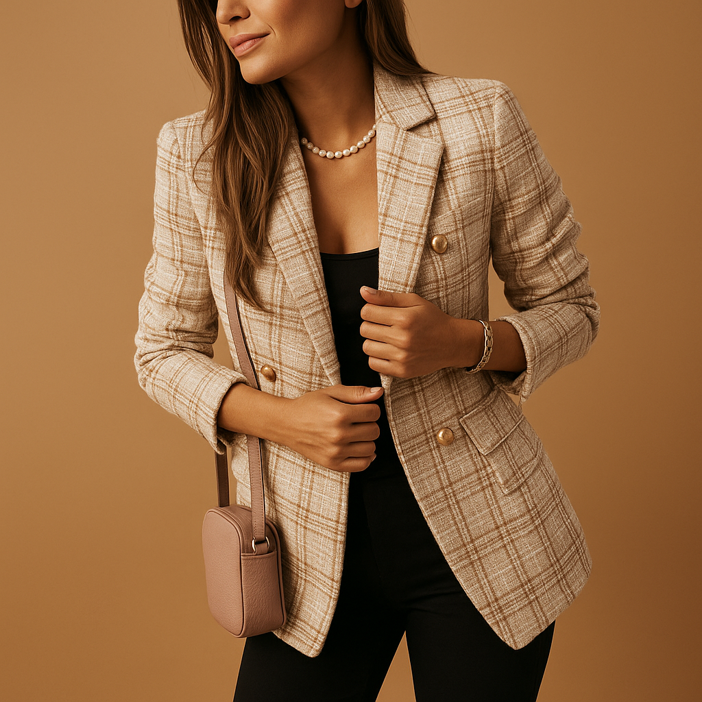 Getailleerde blazer met elegante snit voor dames | Tessa