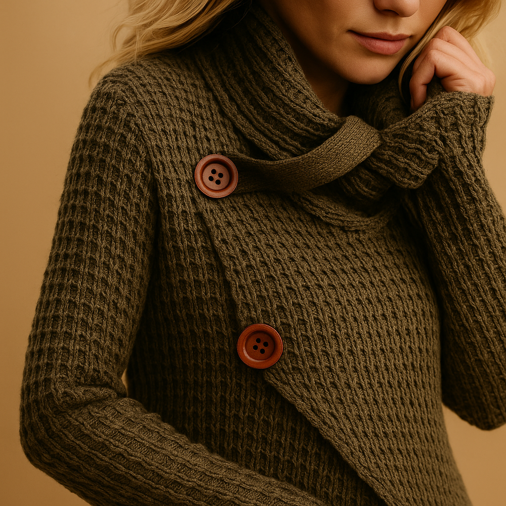 Getailleerde gebreide trui voor dames | Yara