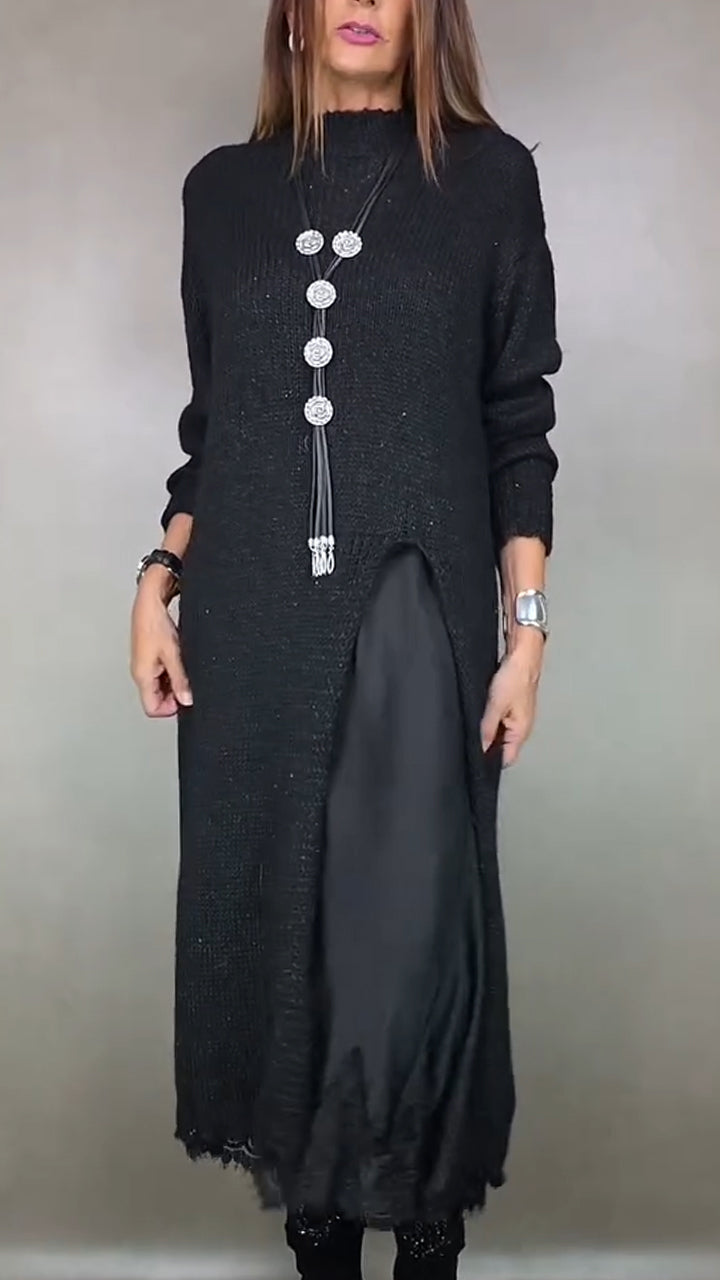 Zenviro - Elegante tweedelige set – lange trui en bijpassende jurk