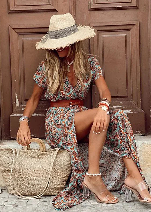 Zenviro – Luchtige en stijlvolle boho-maxi-jurk
