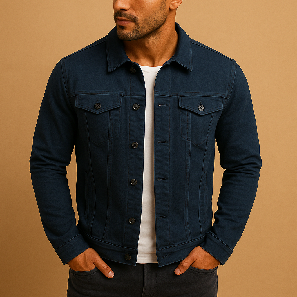 Klassiek getailleerd herenoverhemd met lange mouwen | Feliks