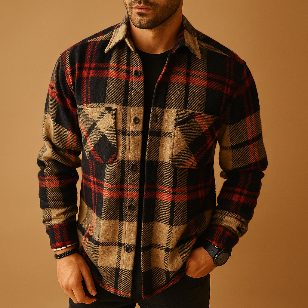 Lange mouwen heren shirt met klassieke pasvorm voor dagelijks gebruik | Mees