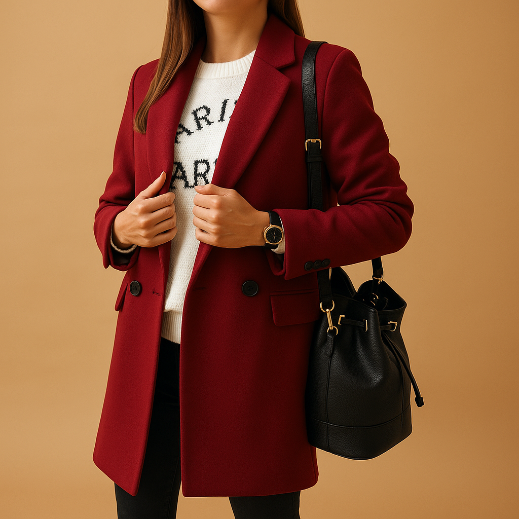 Lange winterjas voor dames | Marieke