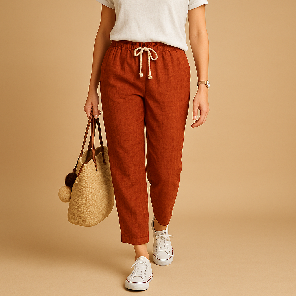 Lichtgewicht ademende broek voor dames met flexibele pasvorm | Jill