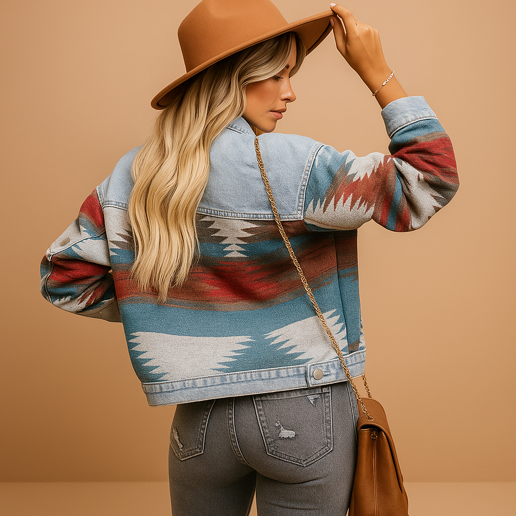 Losvallend katoenen herfstjack voor dames | Veerle