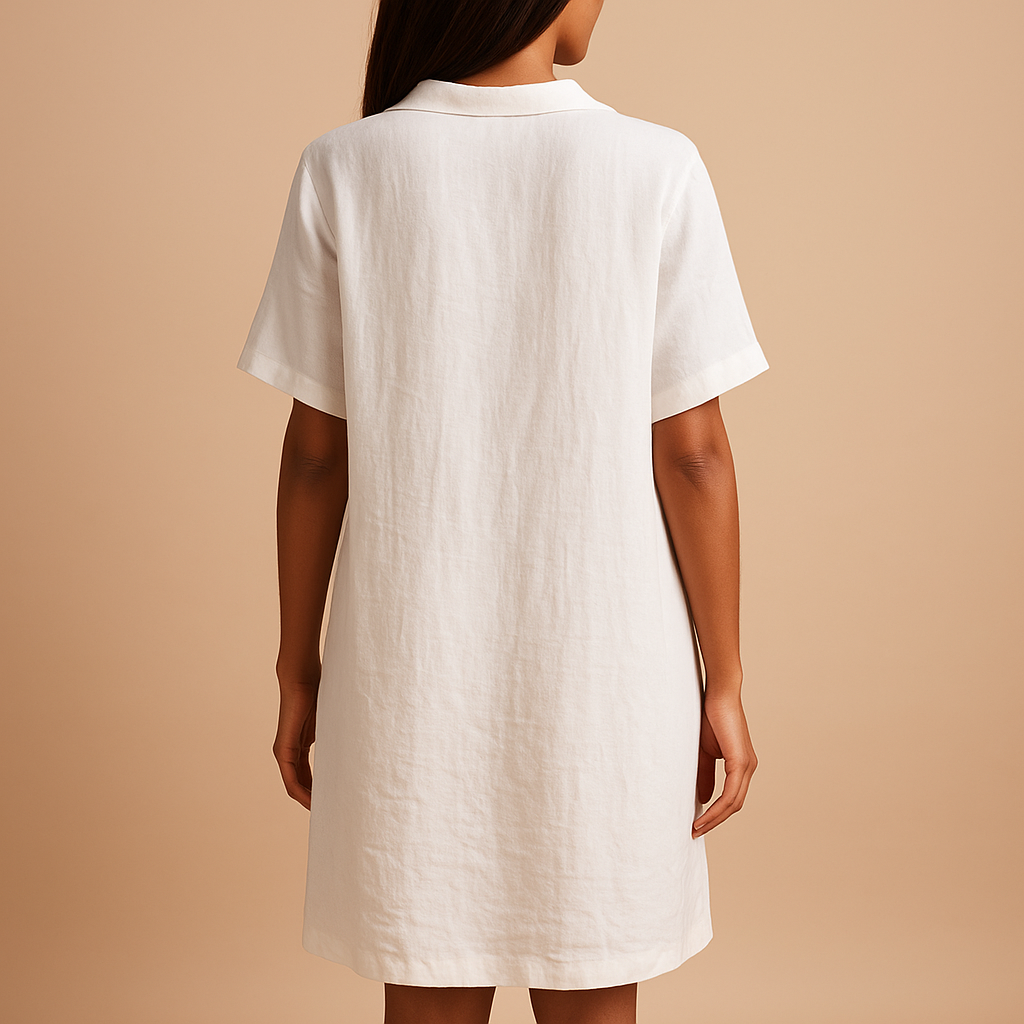 Luchtige midi-jurk tot op de knie voor dames | Maud