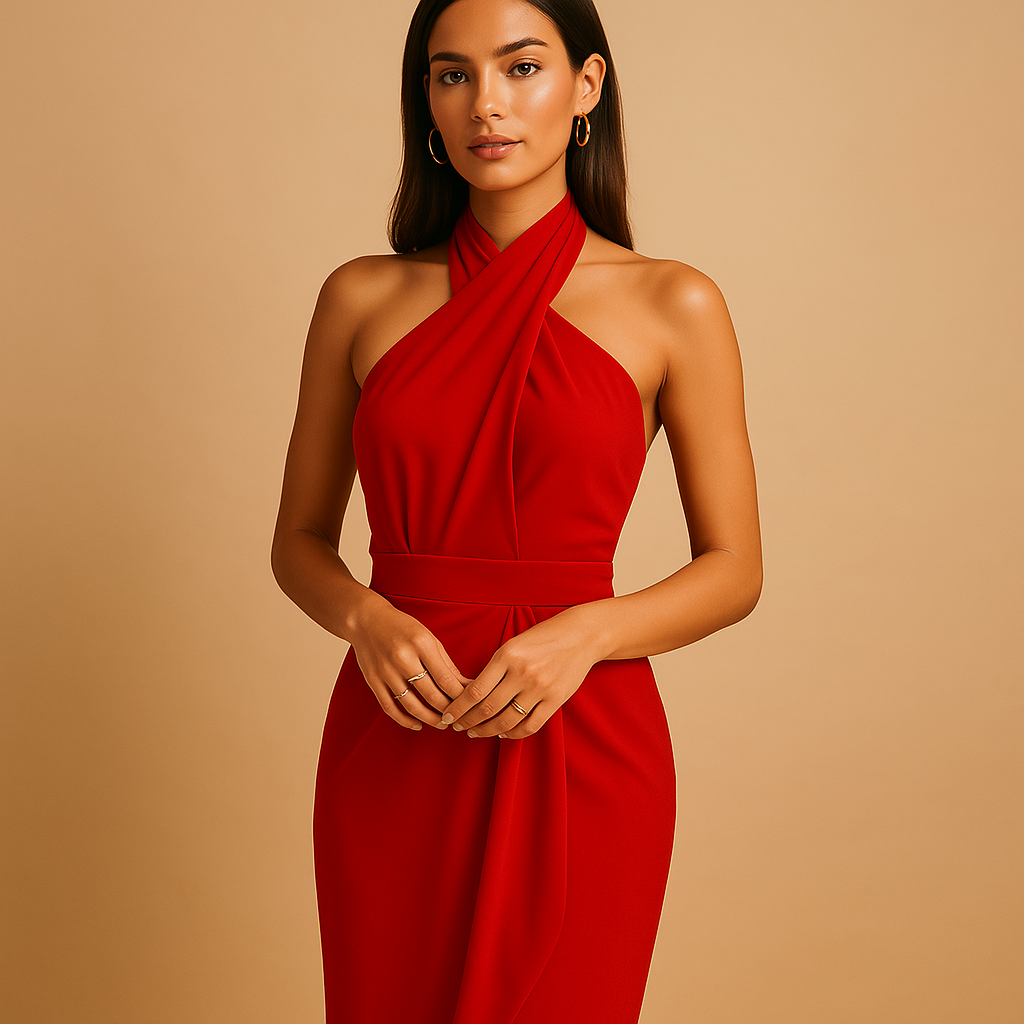 Juliette | Elegante halterjurk met moderne twist voor dames