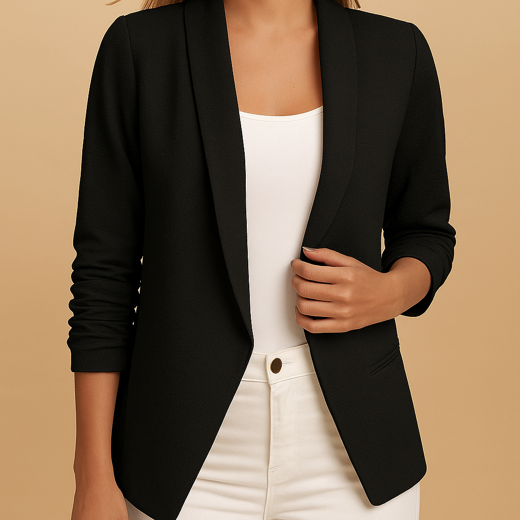 Openvallende blazer met elegante pasvorm voor dames | Thalita