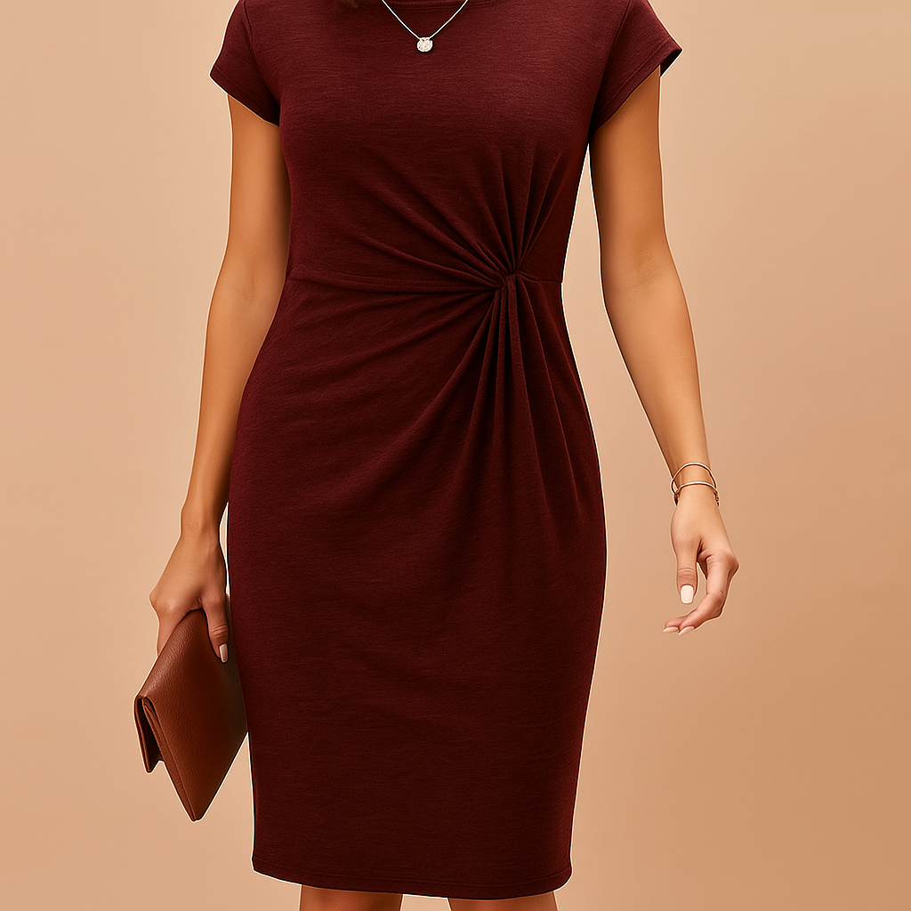Romy | Shapende elegante jurk met flatterende pasvorm voor dames
