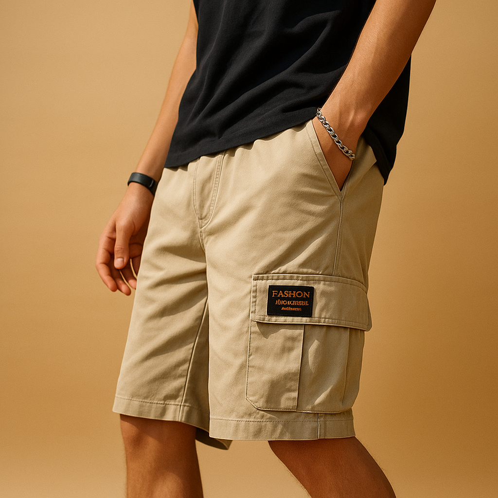 Roman | Sneldrogende cargo shorts voor heren
