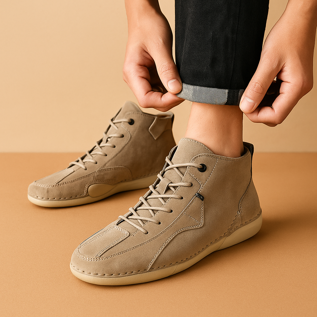 Ademende herenschoenen met elastische pasvorm | Joris