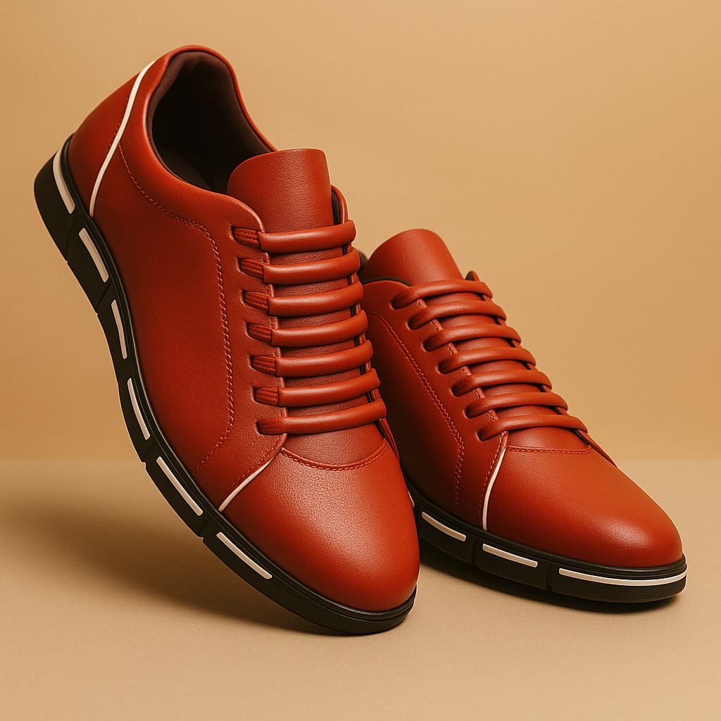 Stijlvolle veterschoenen met comfortabele zool voor heren | Sanjin