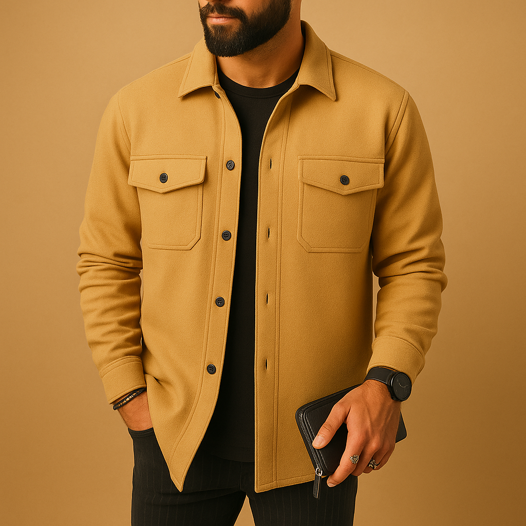 Warme casual flanellen blouse voor heren | Diego