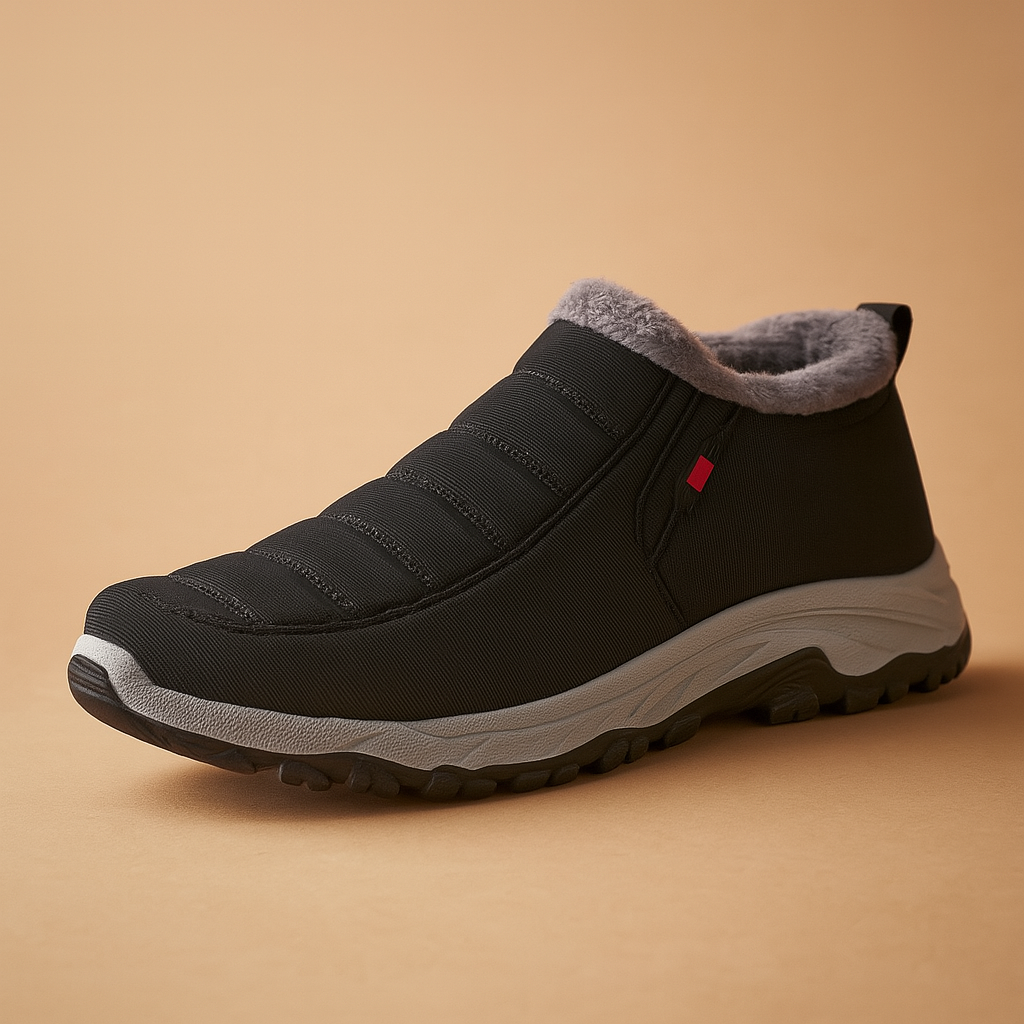 Warme slip-on winterschoenen voor heren met pluche voering | Hugo