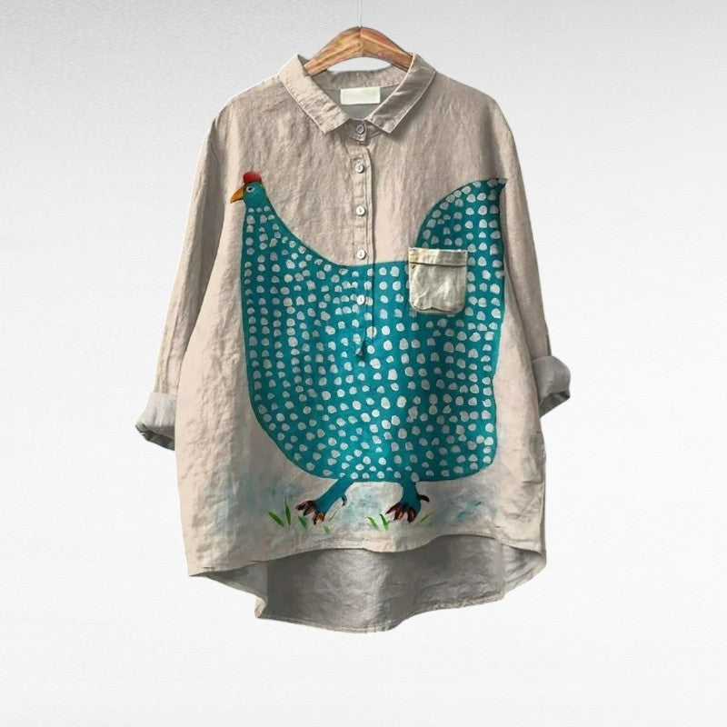 Vanluxe| Modieuze Vintage Blouse