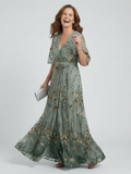 Stella | Bloemenprint Halter Maxi jurk