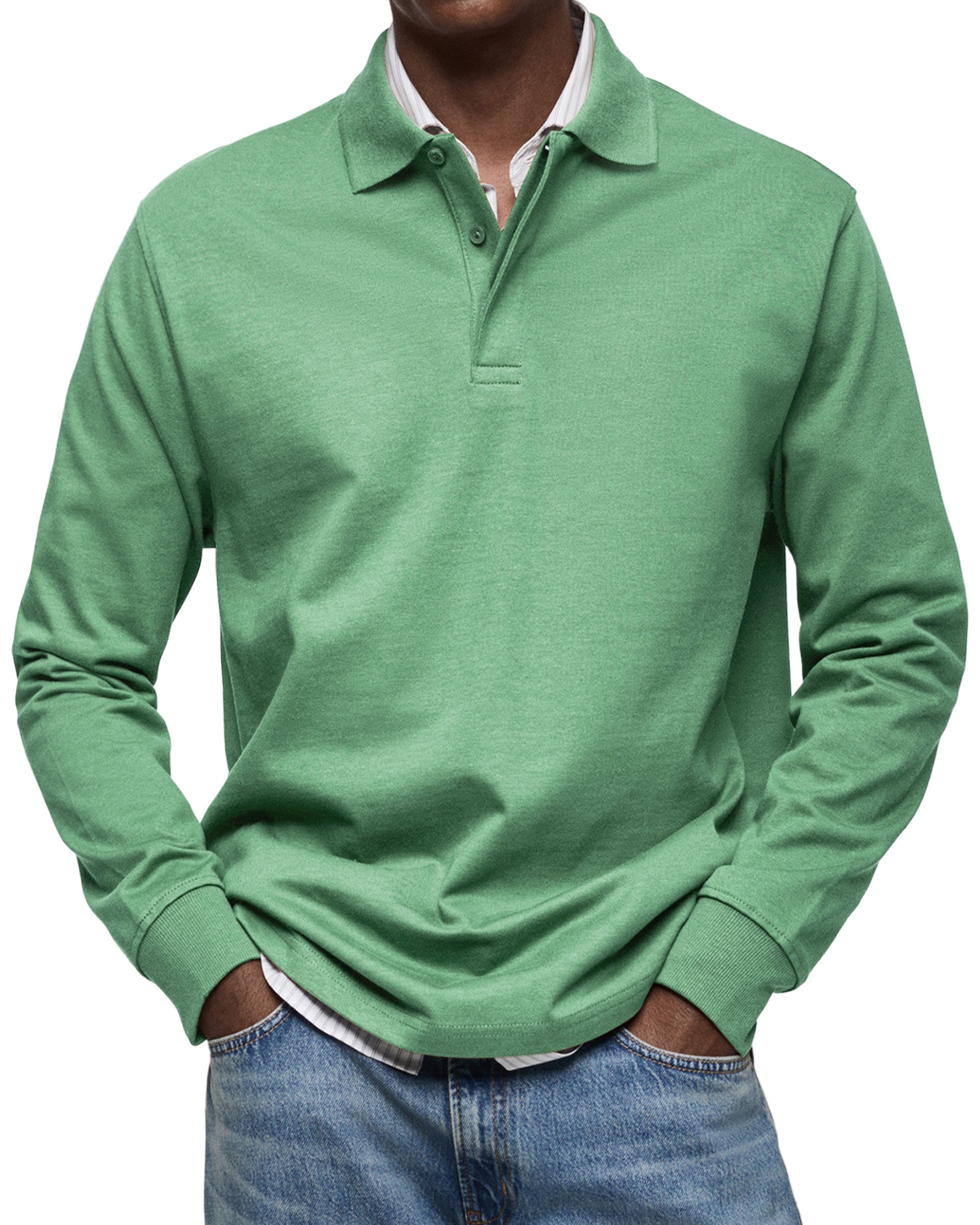 Laluna® | Luxe Polo met Lange Mouwen