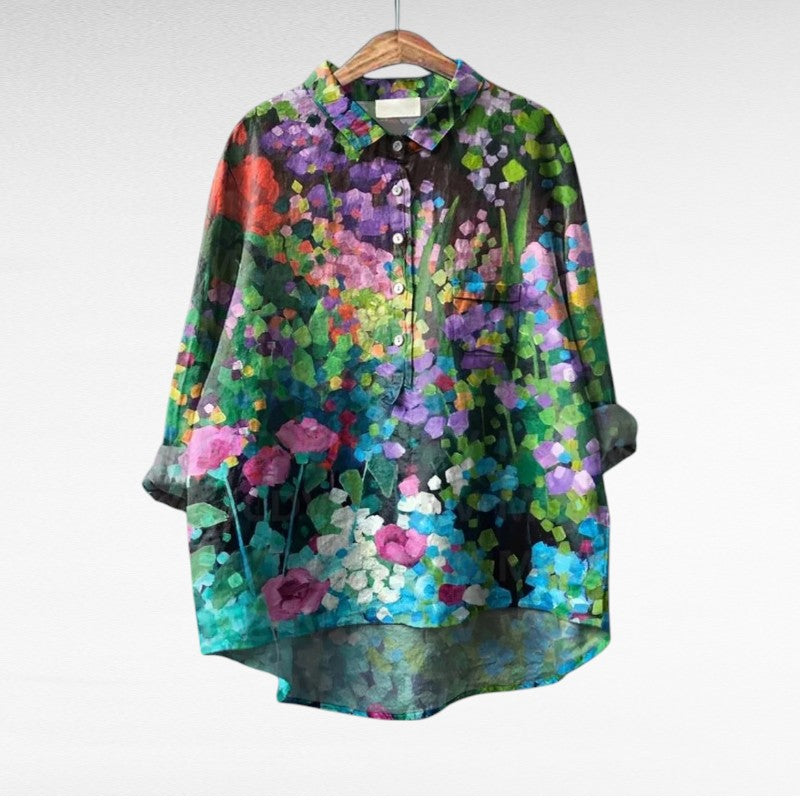 Vanluxe Klassieke Bloemen blouses