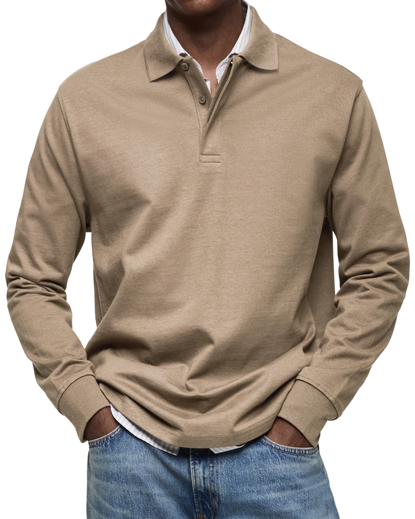 Laluna® | Luxe Polo met Lange Mouwen