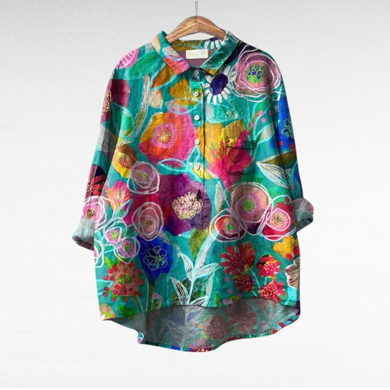 Vanluxe Klassieke Bloemen blouses
