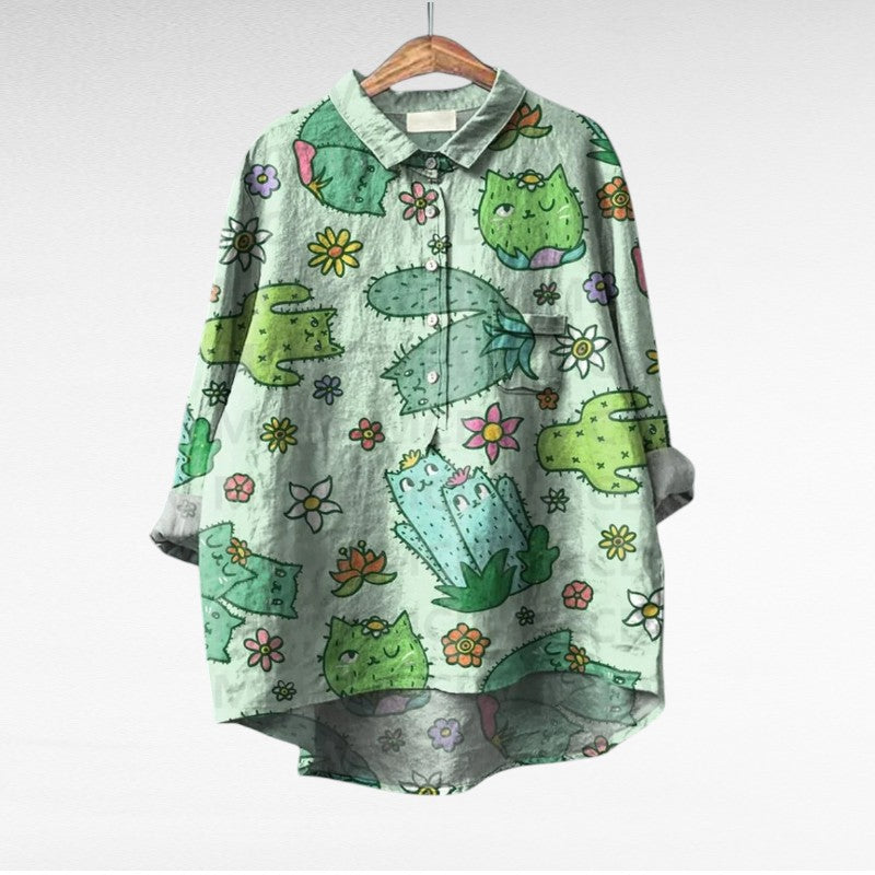 Vanluxe Klassieke Bloemen blouses