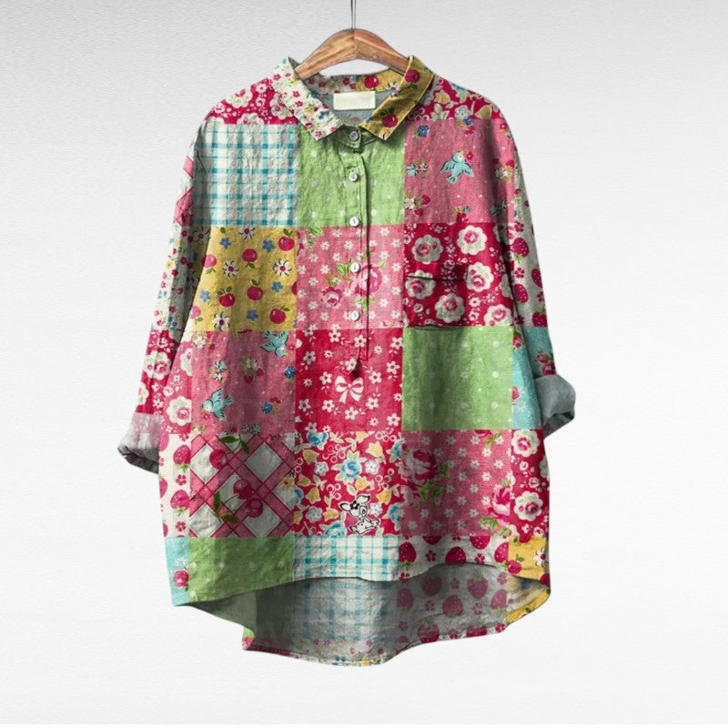 Vanluxe Klassieke Bloemen blouses