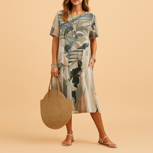 3D-print jurk met artistiek ontwerp voor dames | Nynke